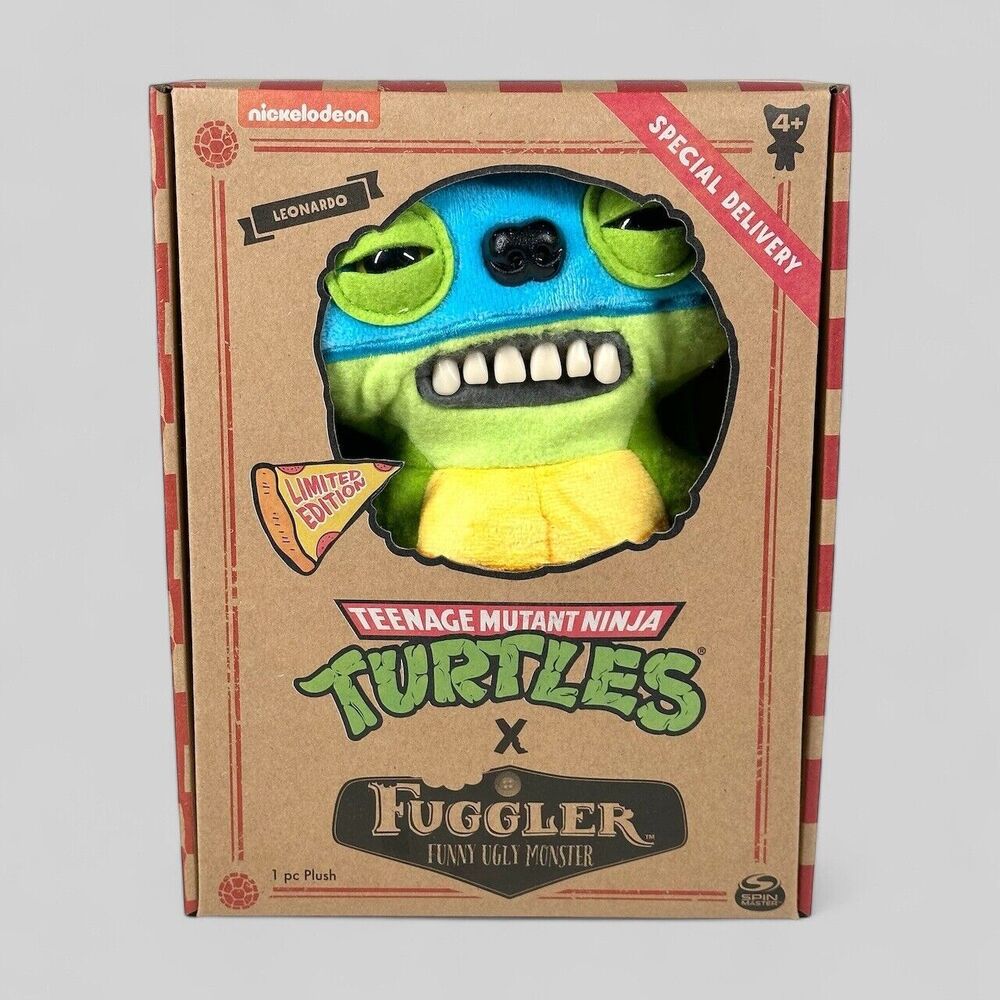 Fuggler Teenage Mutant Ninja Turtles Leonardo Spin Master Limited Edition Plush